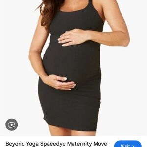 Beyond Yoga Spacedye Maternity Move It Dress, Darkest Night, sz Small Maternity